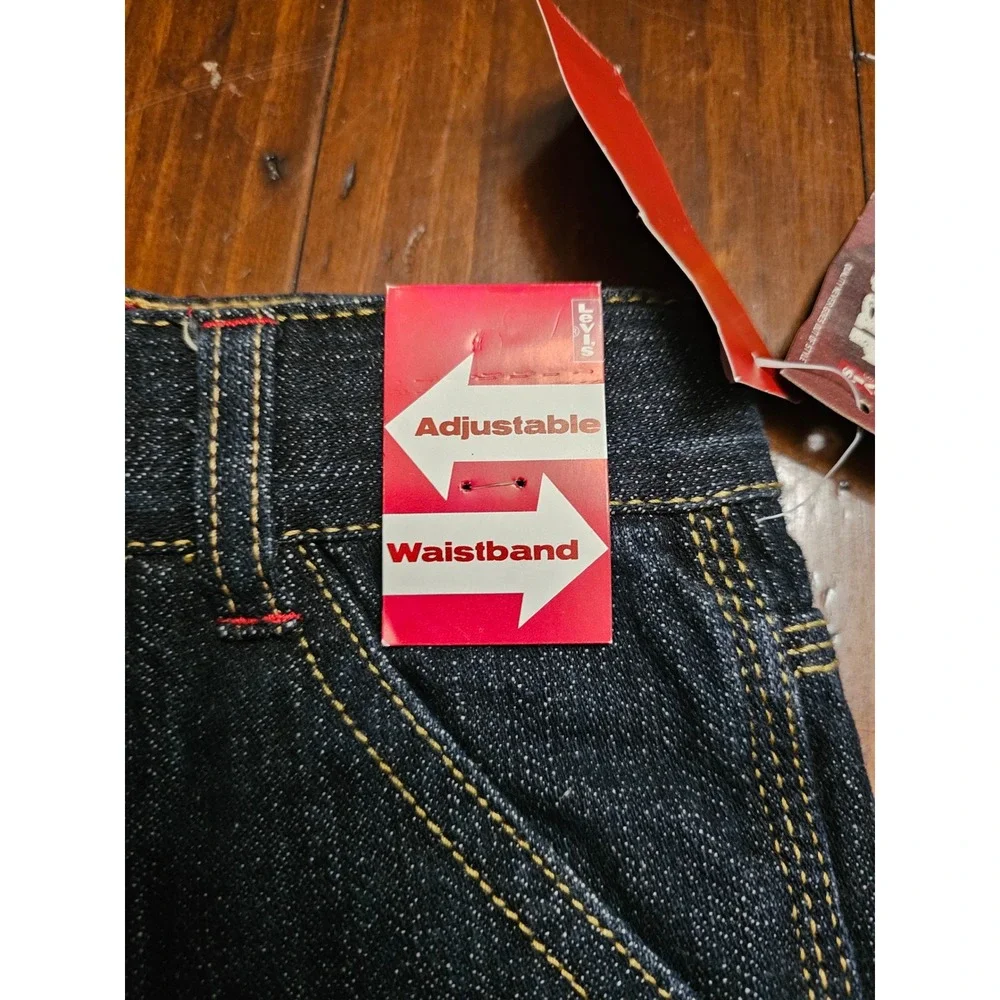 Levi Boys Workwear Carpenter Jeans Dark Wash Denim 2T Vintage 2006 NWT